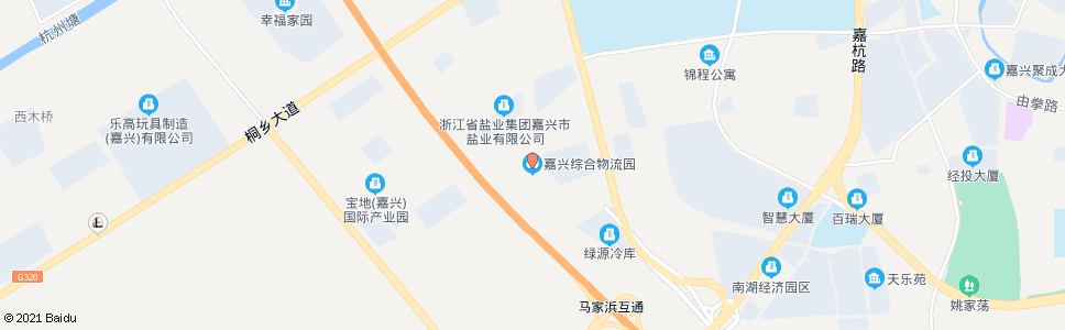 嘉兴综合物流园(建陶市场)_公交站地图_嘉兴公交_妙搜公交查询2024