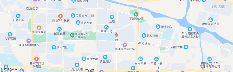 嘉兴南江路凌公塘路_公交站地图_嘉兴公交_妙搜公交查询2024