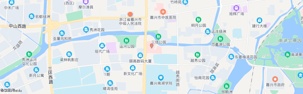 嘉兴省荣军医院(市第三医院)_公交站地图_嘉兴公交_妙搜公交查询2024