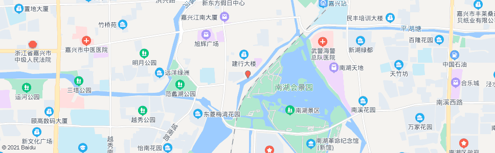 嘉兴环城南路府南街_公交站地图_嘉兴公交_妙搜公交查询2024