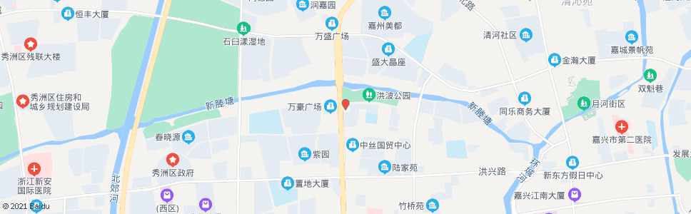 嘉兴中环西路(朝聚眼科医院)_公交站地图_嘉兴公交_妙搜公交查询2025