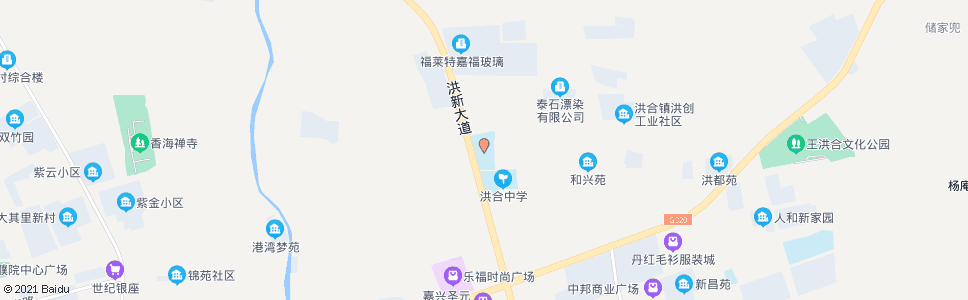 嘉兴洪合小学_公交站地图_嘉兴公交_妙搜公交查询2024