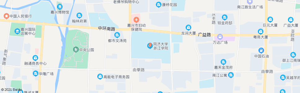 嘉兴同济大学浙江学院_公交站地图_嘉兴公交_妙搜公交查询2024