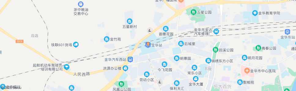 金华华店_公交站地图_金华公交_妙搜公交查询2024