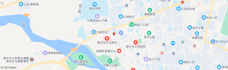 丽水绿洲眼镜平价店(市中心医院)_公交站地图_丽水公交_妙搜公交查询2024