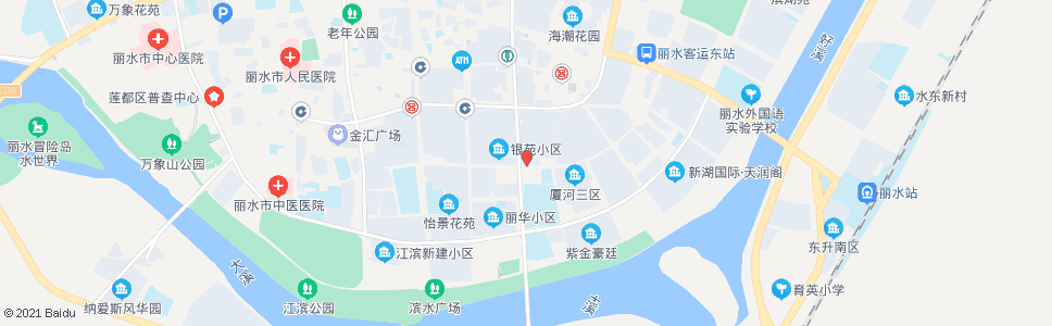 丽水新华书店南_公交站地图_丽水公交_妙搜公交查询2024