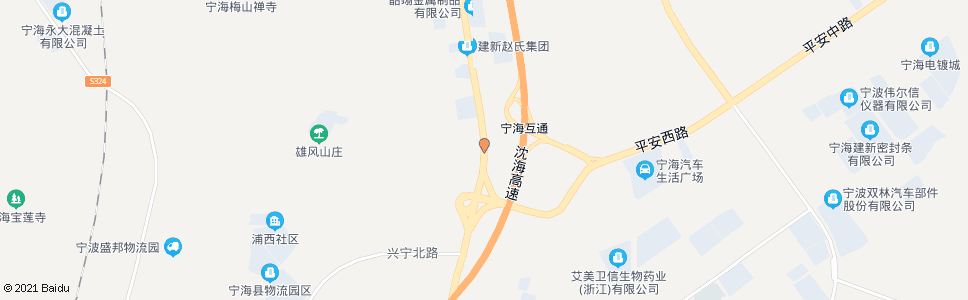 宁波南山新村_公交站地图_宁波公交_妙搜公交查询2024