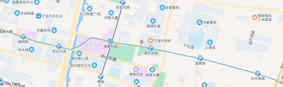 宁波世纪大道(公共资源交易中心)_公交站地图_宁波公交_妙搜公交查询2024