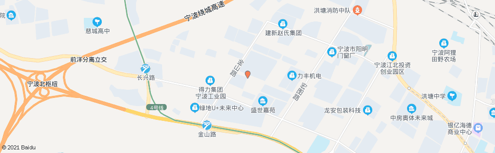 宁波长阳路金山路口_公交站地图_宁波公交_妙搜公交查询2024