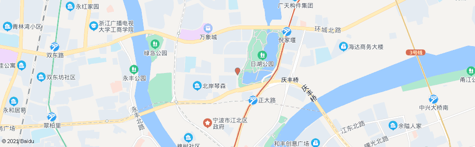 宁波清湖路湖西路口_公交站地图_宁波公交_妙搜公交查询2024