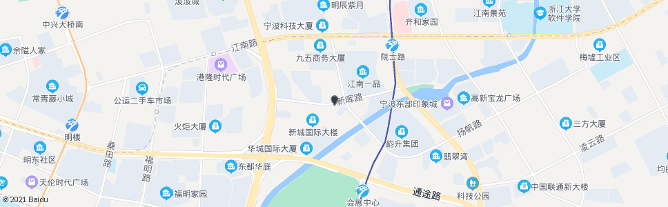 宁波新晖路杨木碶路口_公交站地图_宁波公交_妙搜公交查询2024