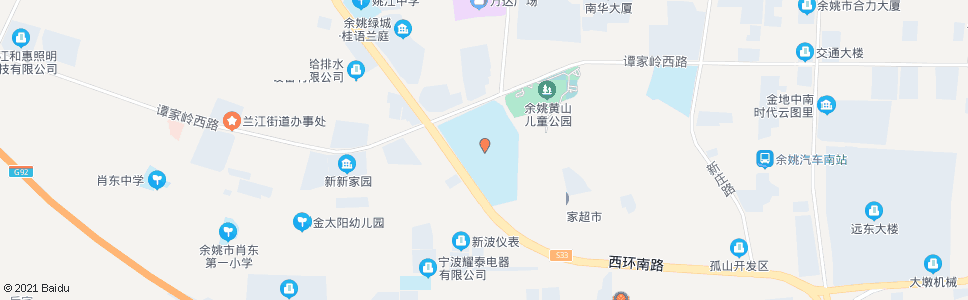 宁波余姚职成教中心(黄山西路)_公交站地图_宁波公交_妙搜公交查询2024