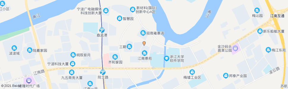 宁波浙大软件学院_公交站地图_宁波公交_妙搜公交查询2024