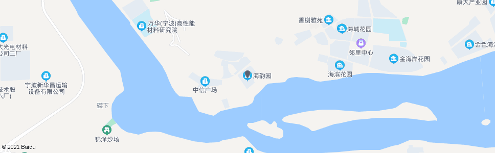 宁波海韵园_公交站地图_宁波公交_妙搜公交查询2024