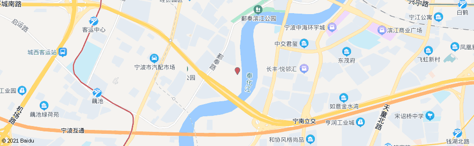 宁波芝兰堰路_公交站地图_宁波公交_妙搜公交查询2024