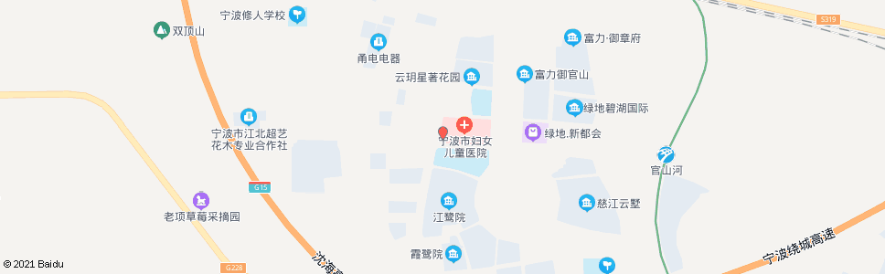 宁波市妇儿医院北院区_公交站地图_宁波公交_妙搜公交查询2024