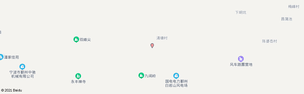 宁波清塘_公交站地图_宁波公交_妙搜公交查询2024