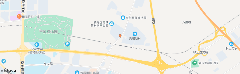 宁波光明新村_公交站地图_宁波公交_妙搜公交查询2024