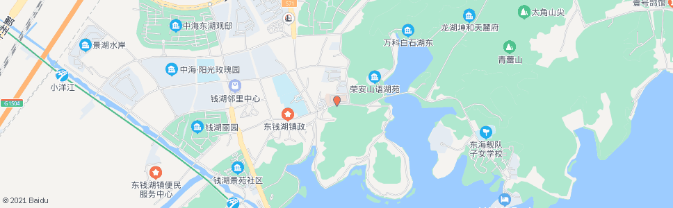 宁波钱湖医院(嘉悦生活广场)_公交站地图_宁波公交_妙搜公交查询2024