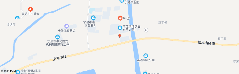 宁波沿海中线洋沙山路口_公交站地图_宁波公交_妙搜公交查询2024