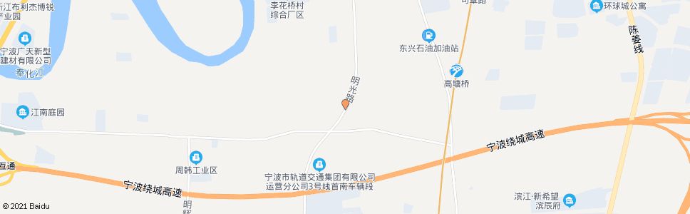 宁波明光路金峨西路口_公交站地图_宁波公交_妙搜公交查询2024