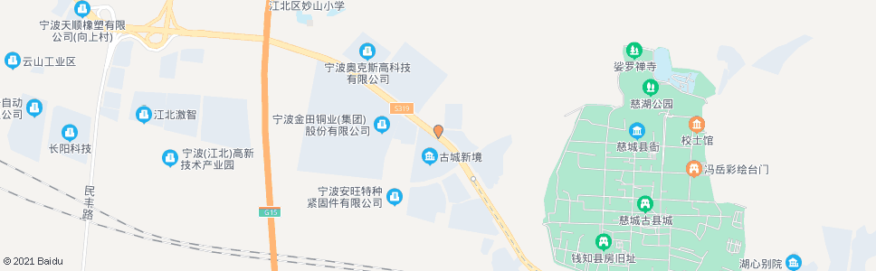 宁波护龙寺_公交站地图_宁波公交_妙搜公交查询2024