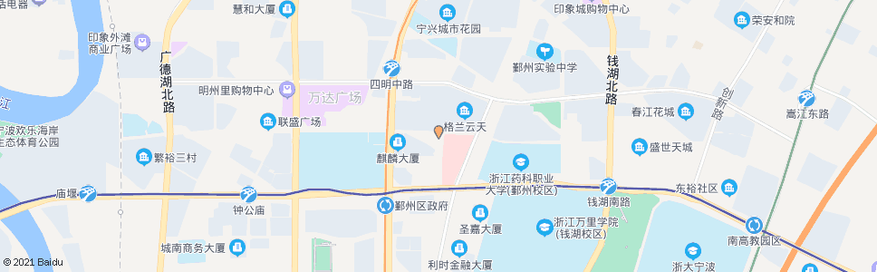 宁波鄞州区新华书店_公交站地图_宁波公交_妙搜公交查询2024