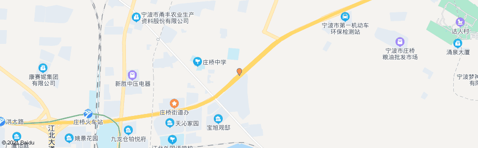 宁波北环西路九龙大道口_公交站地图_宁波公交_妙搜公交查询2024