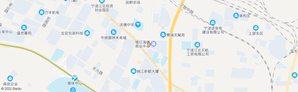 宁波洪塘中路(江北口腔医院)_公交站地图_宁波公交_妙搜公交查询2024