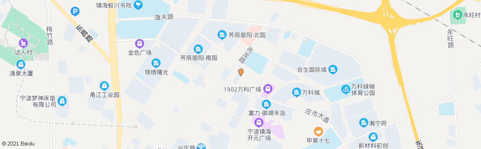 宁波庄市新街路_公交站地图_宁波公交_妙搜公交查询2024