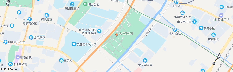 宁波湾底村(天宫路)_公交站地图_宁波公交_妙搜公交查询2024