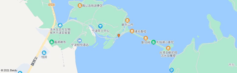 宁波湖心景区_公交站地图_宁波公交_妙搜公交查询2024