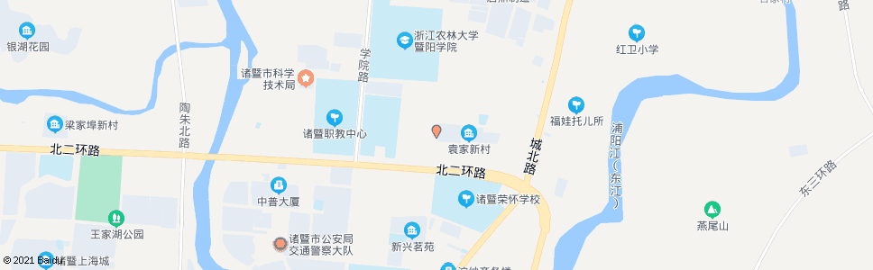 绍兴袁家新村_公交站地图_绍兴公交_妙搜公交查询2024