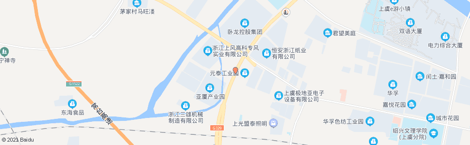 绍兴卧龙集团(高田头村)_公交站地图_绍兴公交_妙搜公交查询2024