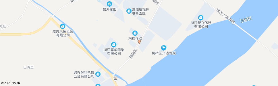 绍兴鸿程传动机械(永久塘村)_公交站地图_绍兴公交_妙搜公交查询2024