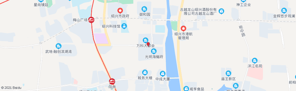 绍兴凤林路后墅路口_公交站地图_绍兴公交_妙搜公交查询2024