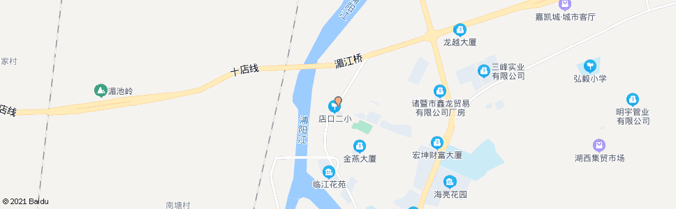 绍兴店口二小_公交站地图_绍兴公交_妙搜公交查询2024