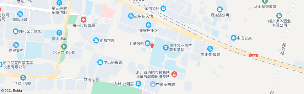 绍兴越秀路育贤路口(东安村)_公交站地图_绍兴公交_妙搜公交查询2024