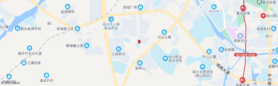 绍兴府山新村_公交站地图_绍兴公交_妙搜公交查询2024