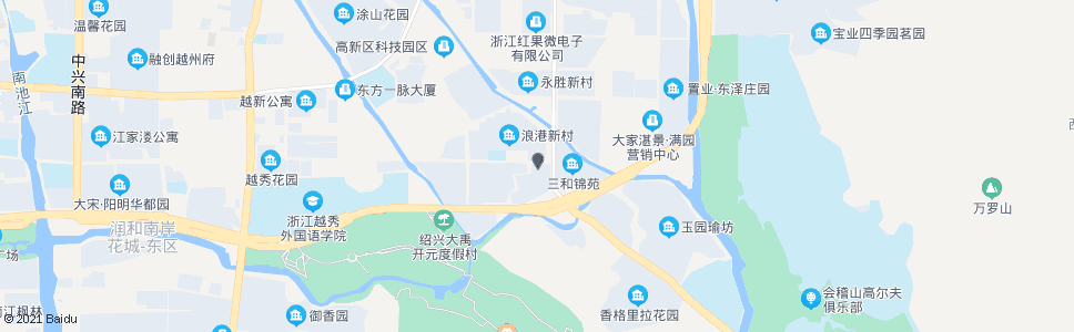 绍兴浪港新村_公交站地图_绍兴公交_妙搜公交查询2024