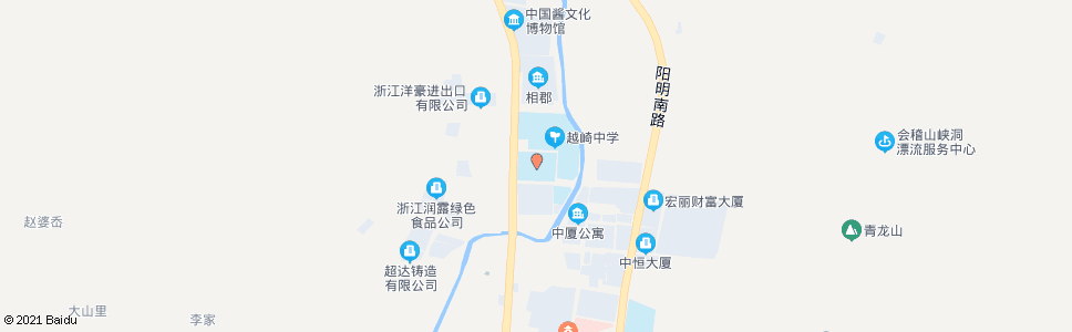 绍兴平水开发区(平水小学)_公交站地图_绍兴公交_妙搜公交查询2024