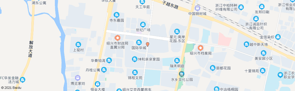 绍兴金湖湾西门(袍中路世纪街口)_公交站地图_绍兴公交_妙搜公交查询2024