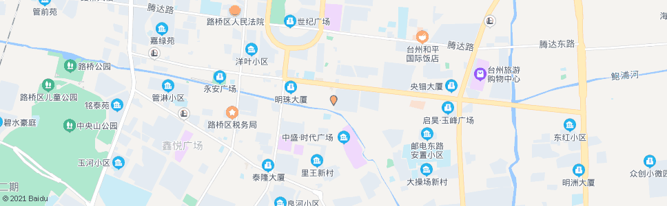 台州河西小学_公交站地图_台州公交_妙搜公交查询2024