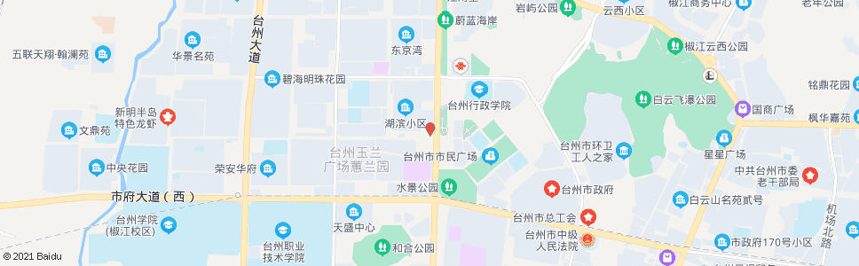 台州公管大楼_公交站地图_台州公交_妙搜公交查询2025