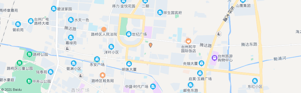 台州蔡於新村_公交站地图_台州公交_妙搜公交查询2024