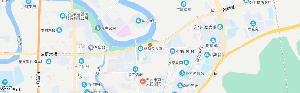 台州黄岩建设大楼_公交站地图_台州公交_妙搜公交查询2024