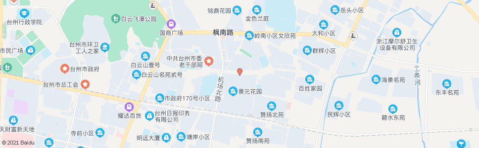 台州景元路商业街_公交站地图_台州公交_妙搜公交查询2024