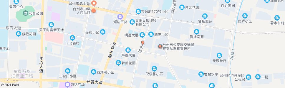 台州经中路小商品市场_公交站地图_台州公交_妙搜公交查询2024