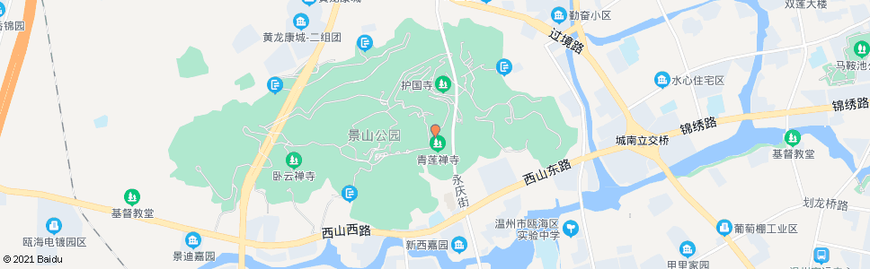 温州青莲寺_公交站地图_温州公交_妙搜公交查询2024