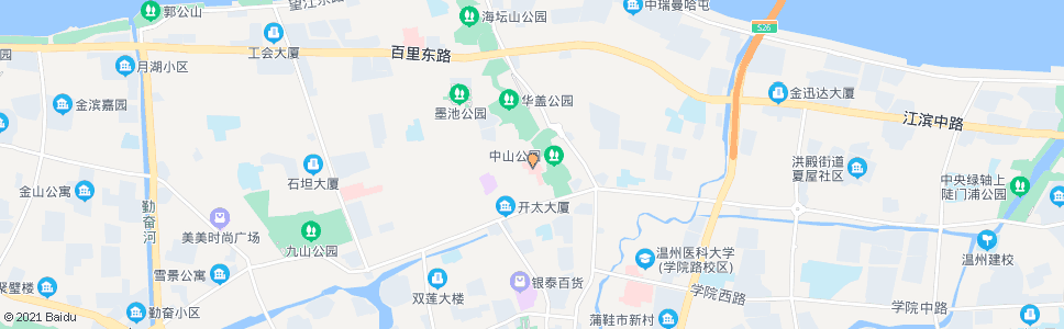 温州附一医公园路院区_公交站地图_温州公交_妙搜公交查询2024